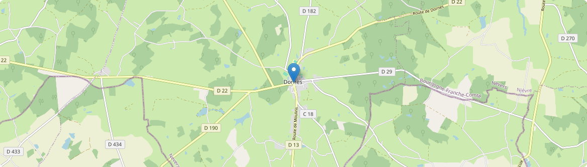 Dornes - Carte