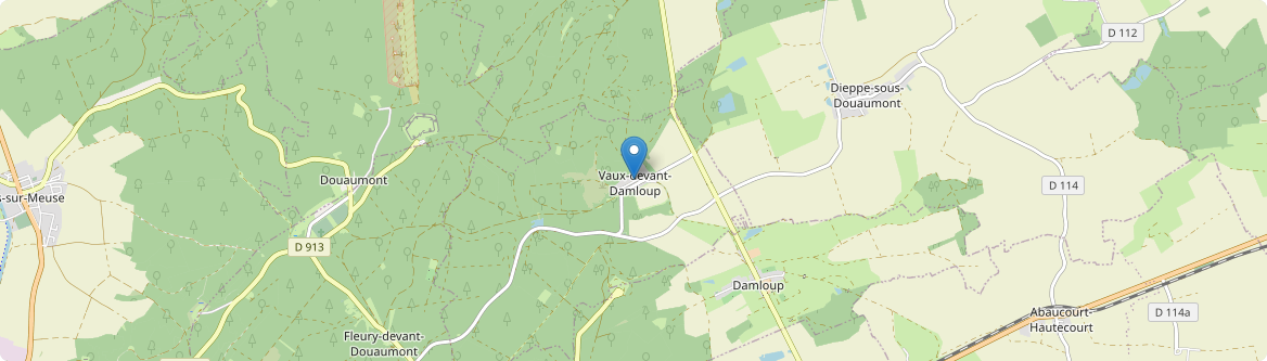 Douaumont-Vaux - Carte