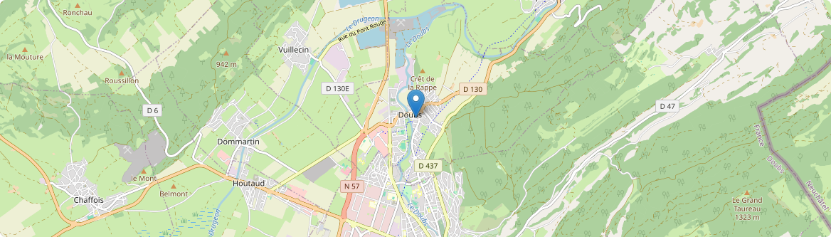 Doubs - Carte