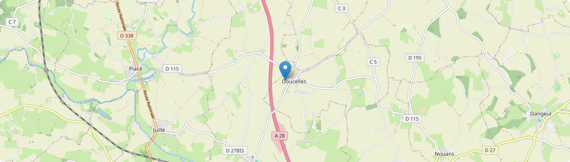 Doucelles - Carte