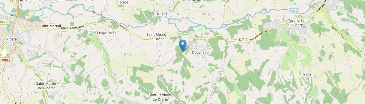 Douchapt - Carte