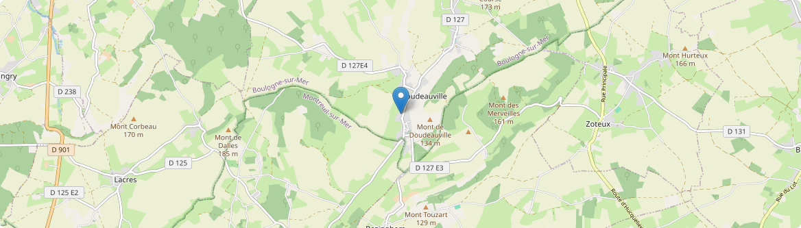 Doudeauville - Carte