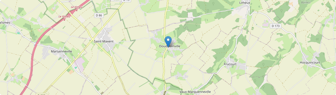 Doudelainville - Carte