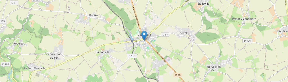 Doudeville - Carte