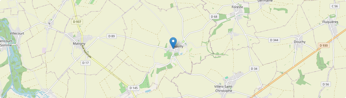 Douilly - Carte
