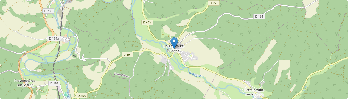 Doulaincourt-Saucourt - Carte