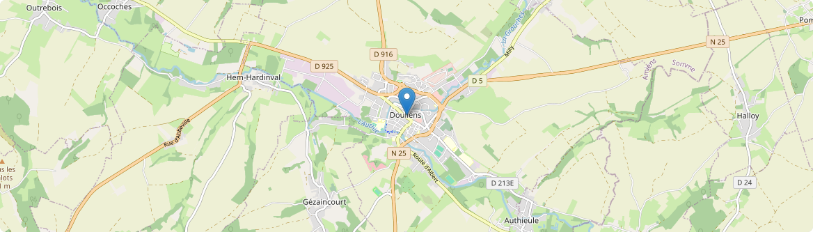 Doullens - Carte