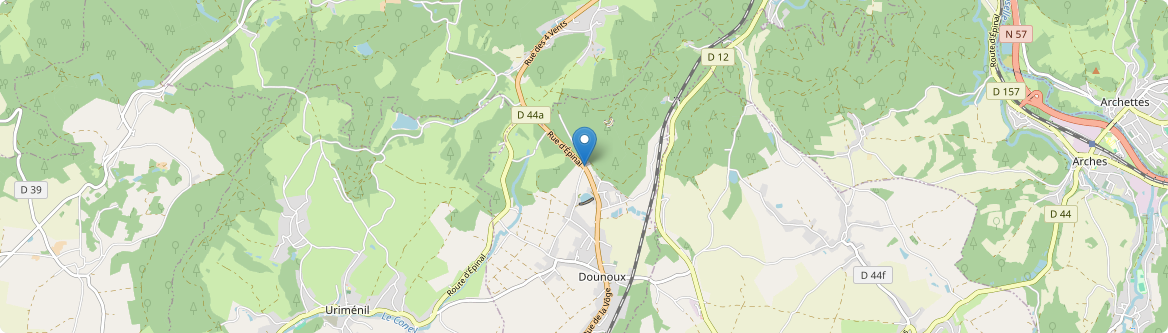 Dounoux - Carte