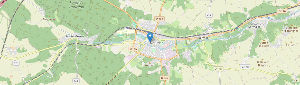Dourdan - Carte