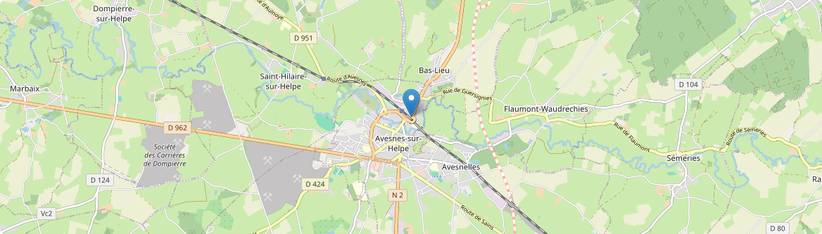 Dourlers - Carte