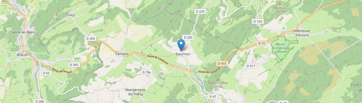 Dournon - Carte