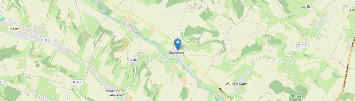 Douvrend - Carte