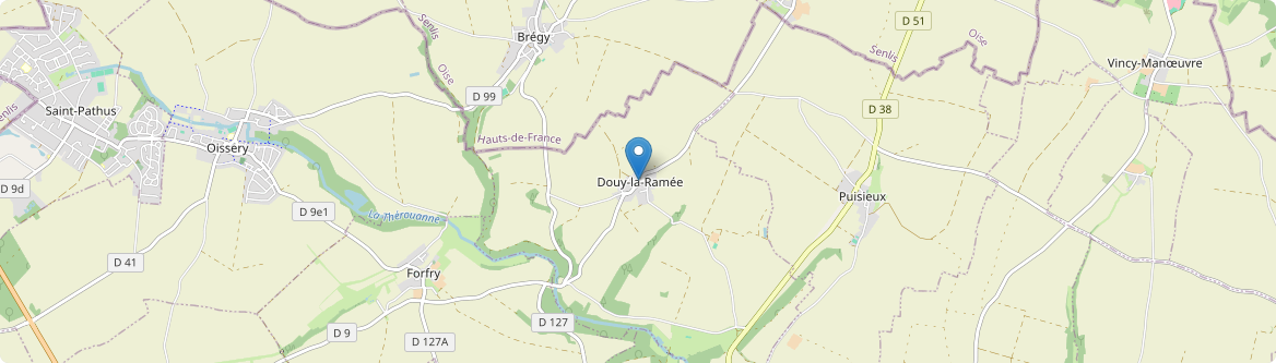 Douy-la-Ramée - Carte