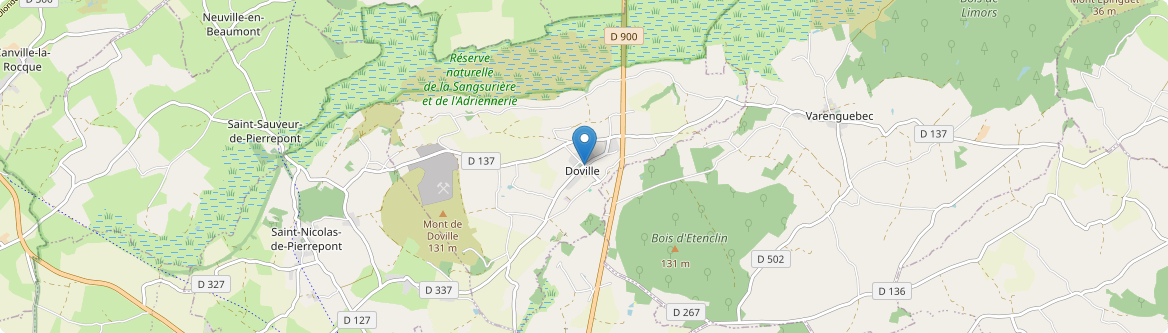 Doville - Carte