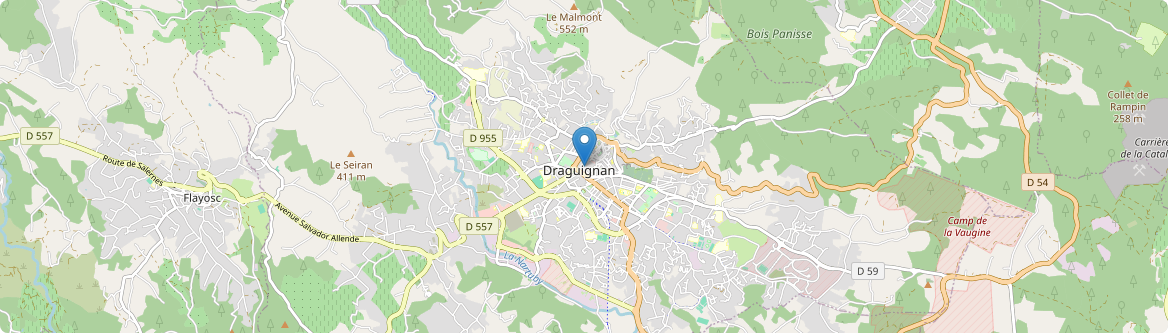 Draguignan - Carte