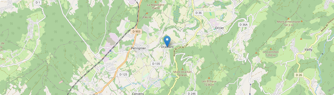 Draillant - Carte