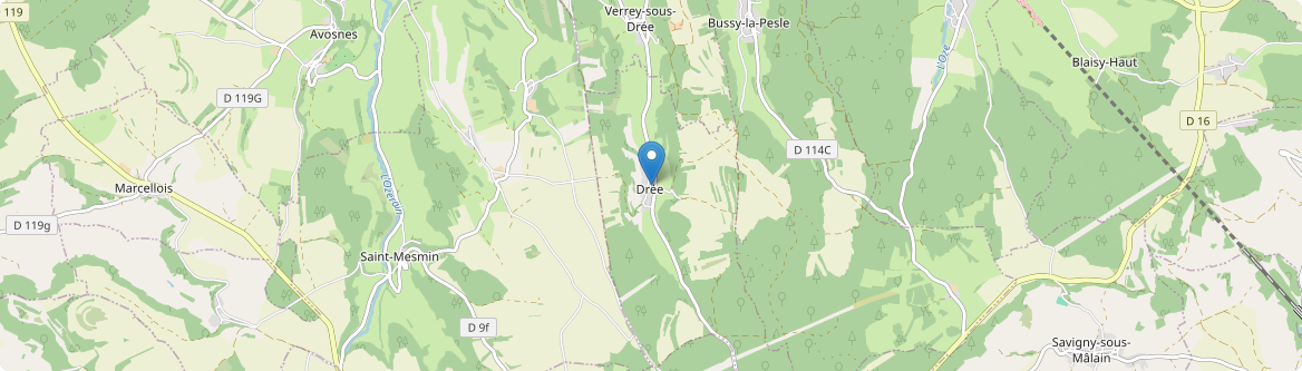 Drée - Carte