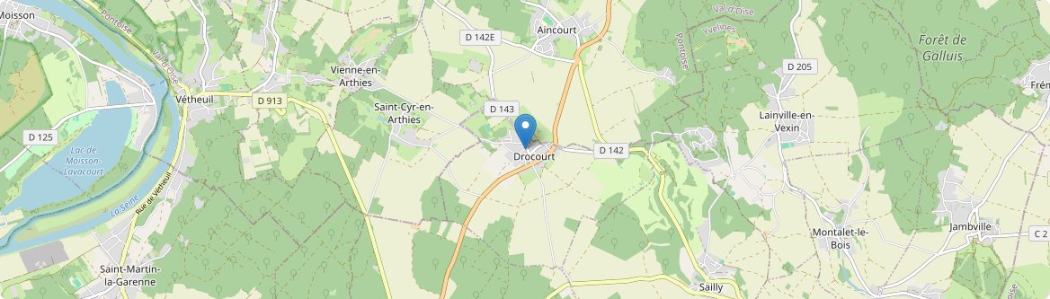 Drocourt - Carte
