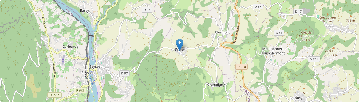Droisy - Carte