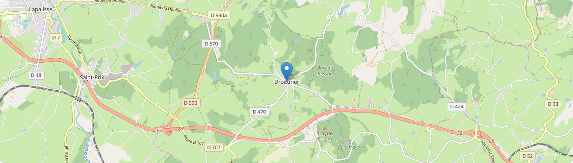 Droiturier - Carte
