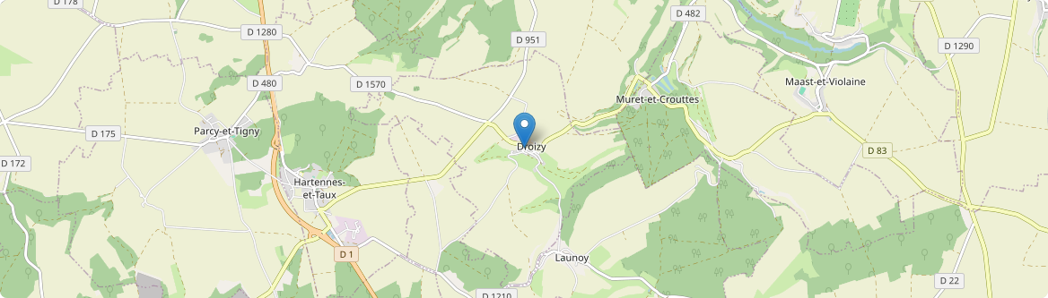 Droizy - Carte