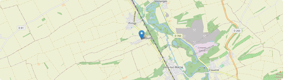 Drouilly - Carte