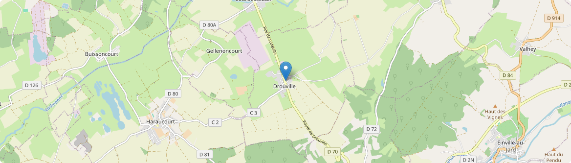 Drouville - Carte