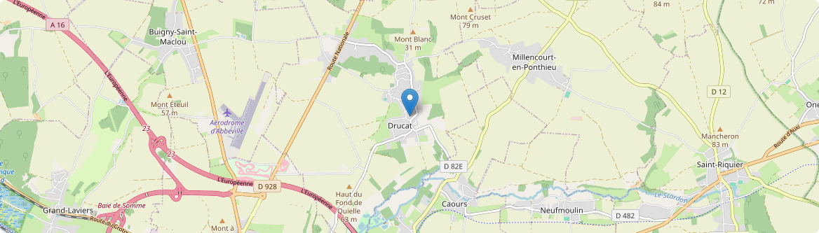 Drucat - Carte