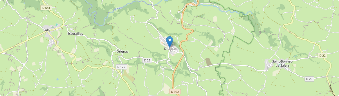 Drugeac - Carte