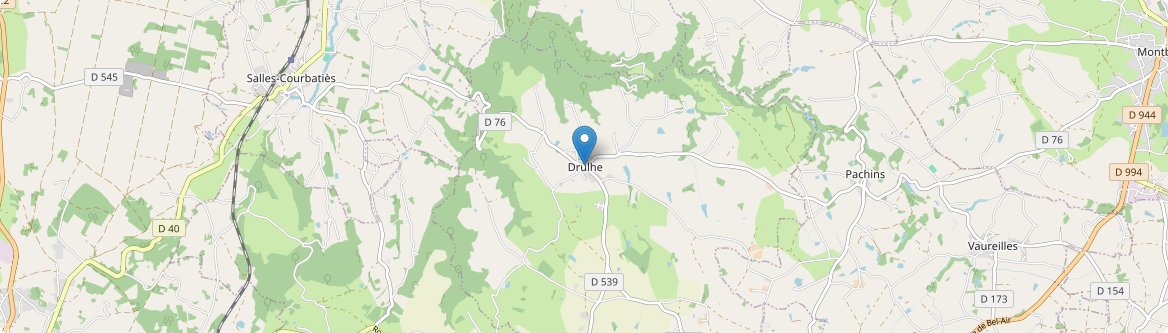 Drulhe - Carte