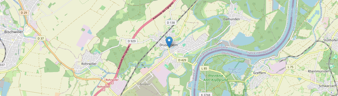 Drusenheim - Carte