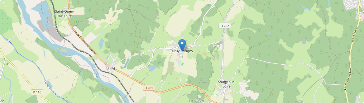 Druy-Parigny - Carte