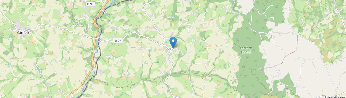 Duault - Carte