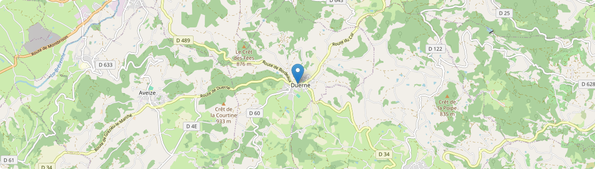 Duerne - Carte