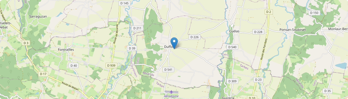 Duffort - Carte