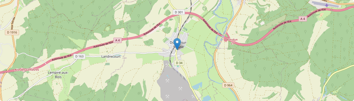 Dugny-sur-Meuse - Carte