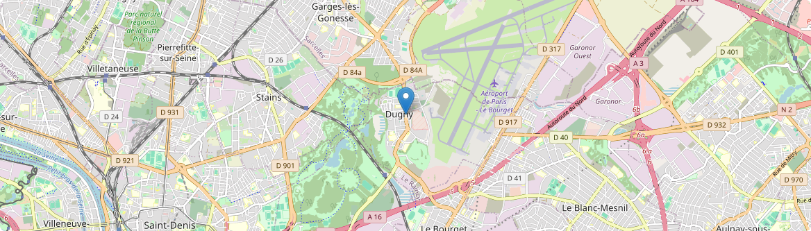 Dugny - Carte