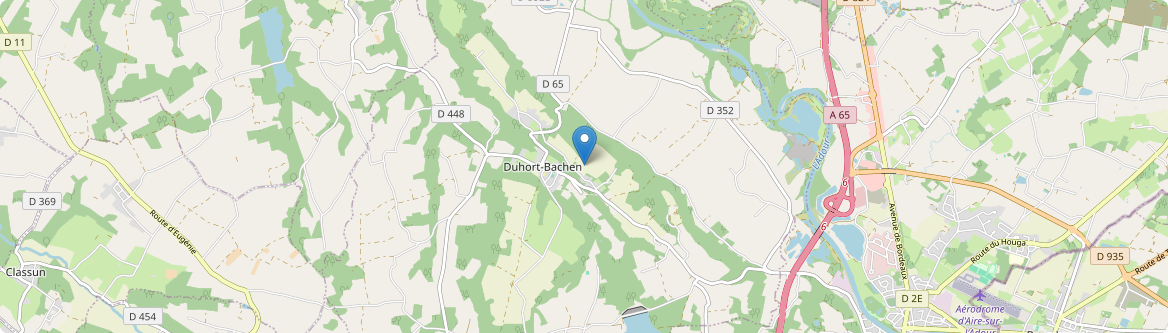 Duhort-Bachen - Carte