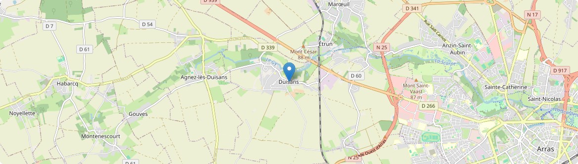 Duisans - Carte