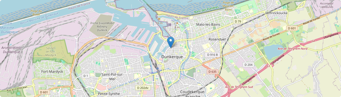Dunkerque - Carte