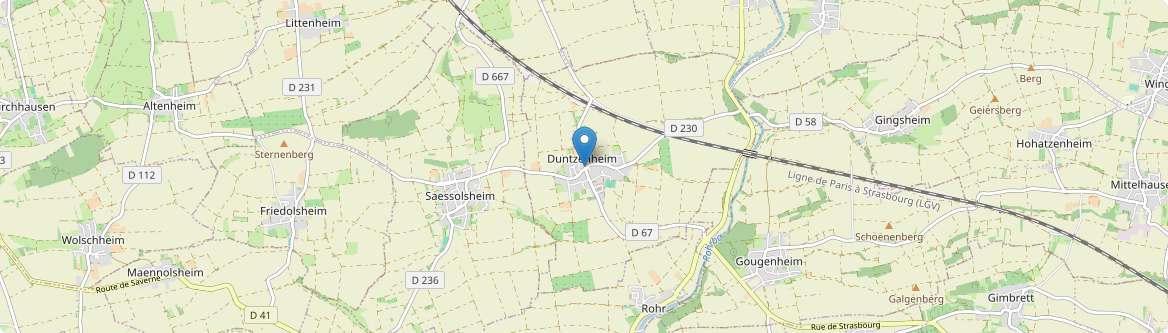 Duntzenheim - Carte