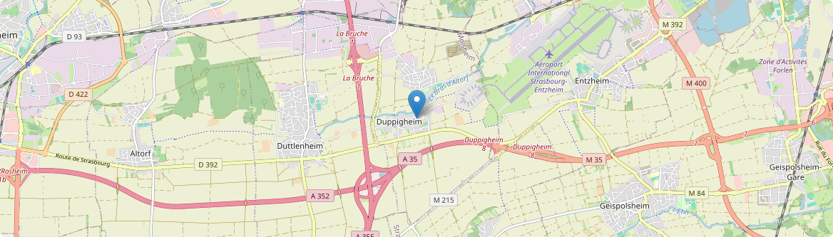Duppigheim - Carte