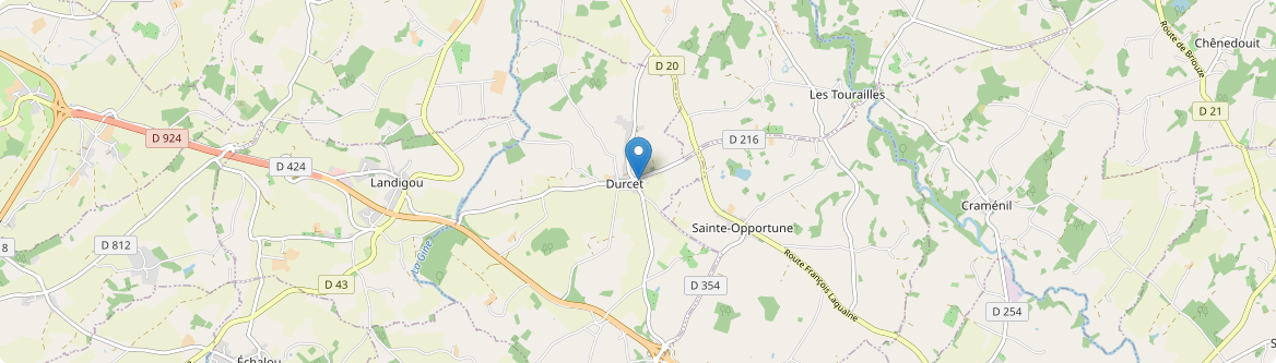 Durcet - Carte