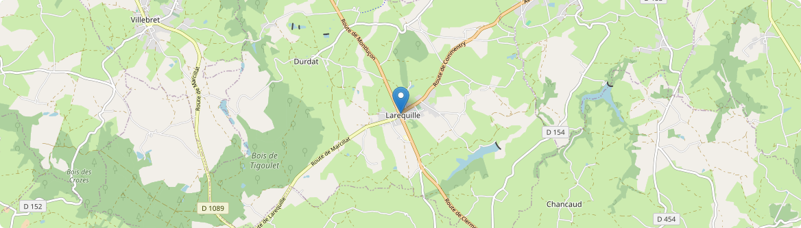 Durdat-Larequille - Carte