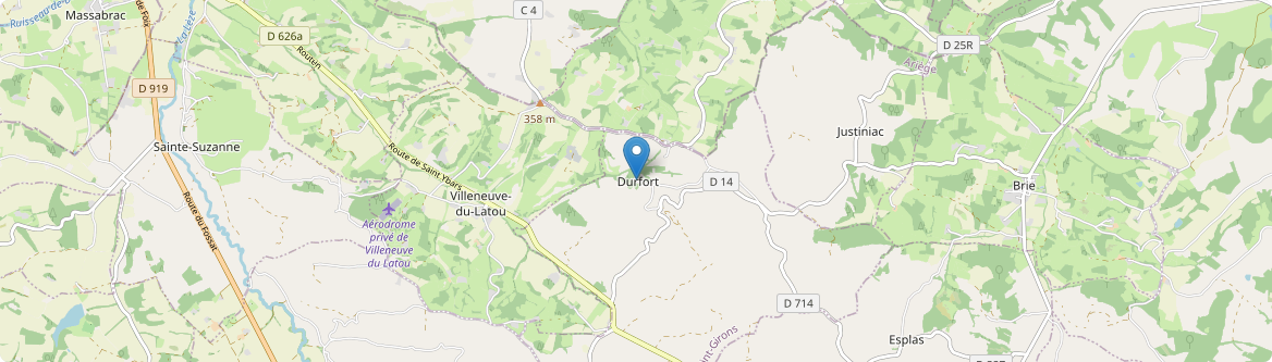 Durfort - Carte