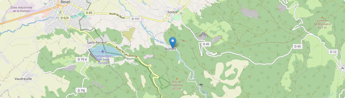 Durfort - Carte