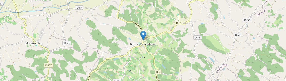 Durfort-Lacapelette - Carte