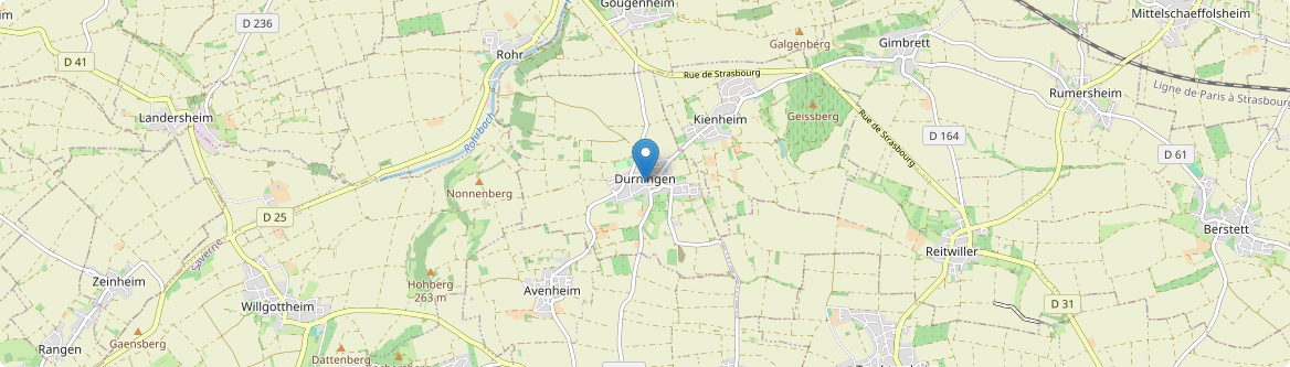 Durningen - Carte