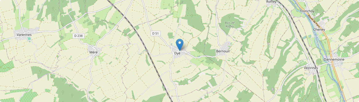 Dyé - Carte