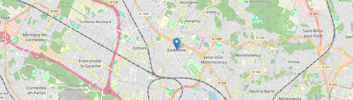Eaubonne - Carte